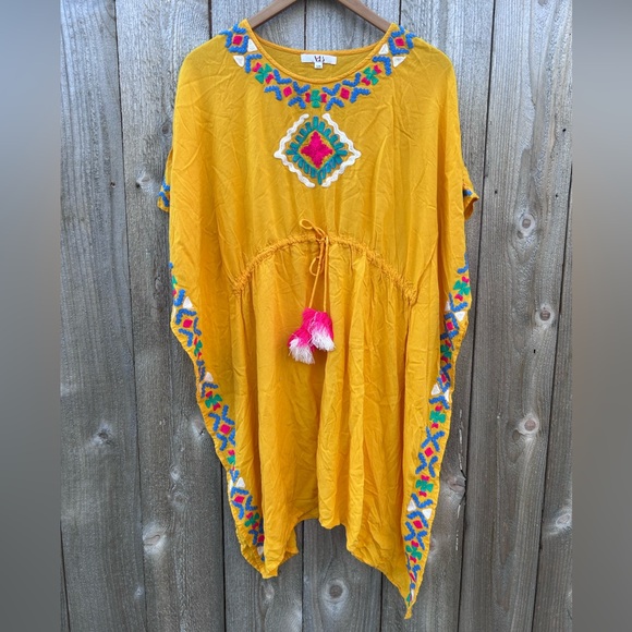 America & Beyond Bright Yellow Swim Cover - Picture 2 of 10